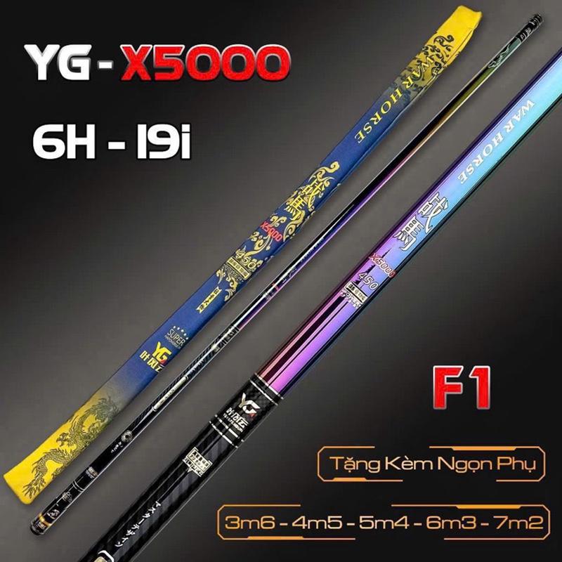 CẦN TAY YG X5000 ( 6H - 19i ) F1 CỰC KHOẺ, GIÁ RẺ, CHẤT LƯỢNG CAO TẶNG NGỌN PHỤ ĐỒ CÂU LINH AN
