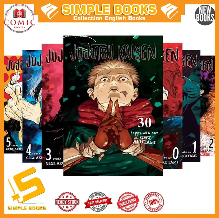 Komik Jujutsu Kaisen, Vol 0-30  (English) - SImpleBooks