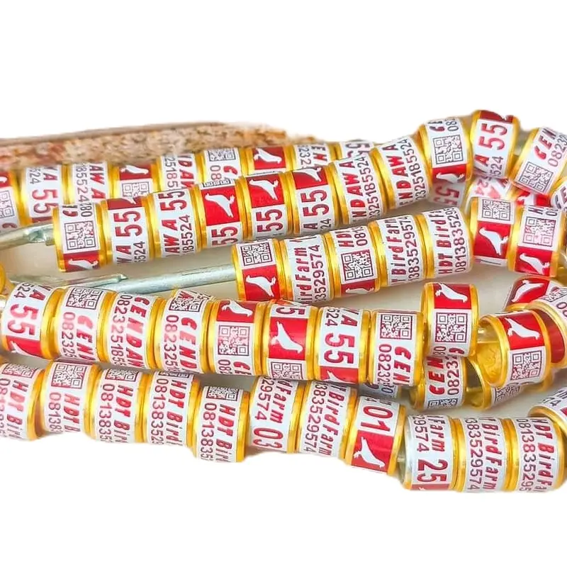 Gelang Burung Cicin Burung Custom Nama Sendiri Isi 10 Pcs 2