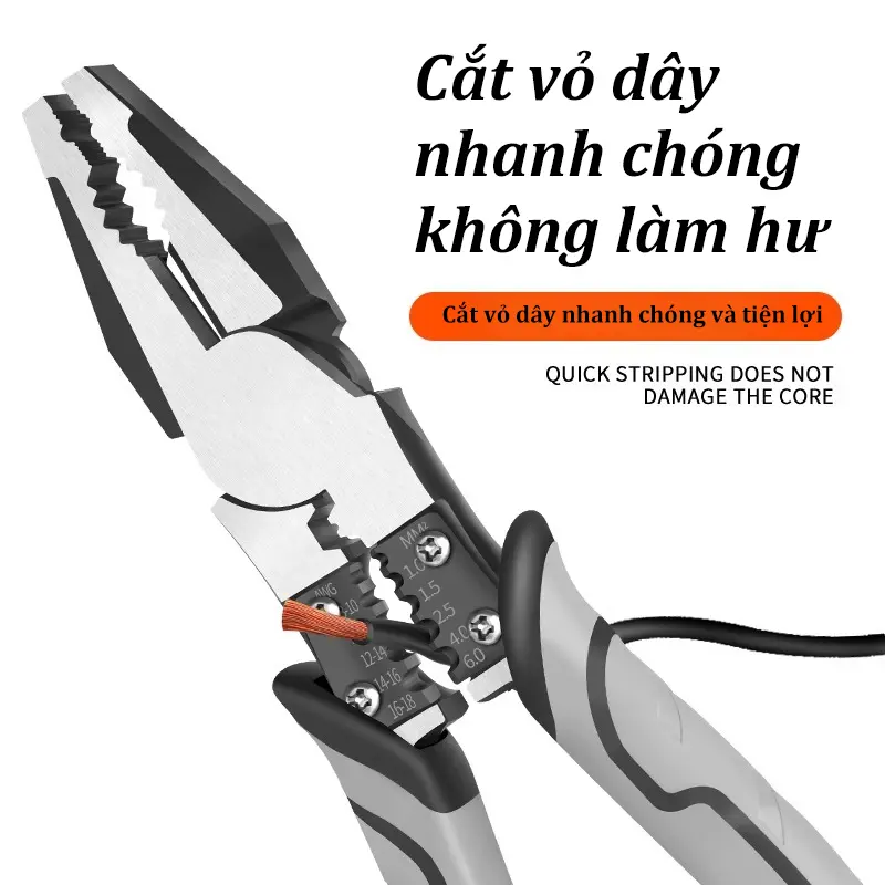 Kìm dây, đa chức năng, kìm mũi kim, cấp công nghiệp, tiết kiệm sức lao động, kìm cầm tay, kìm điện, kìm hổ, kìm mũi kim Thông Dụng