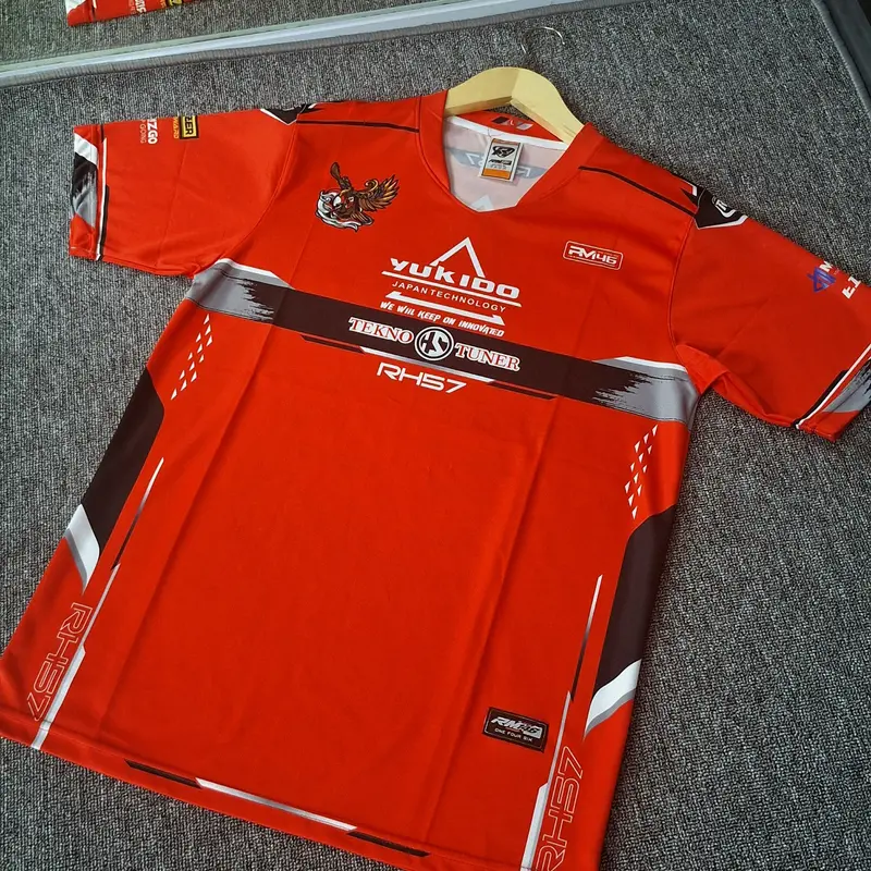 RM146- Jersey Yukido Race Team X Tekno Tuner Red Series Full Printing Jersey Sport 3