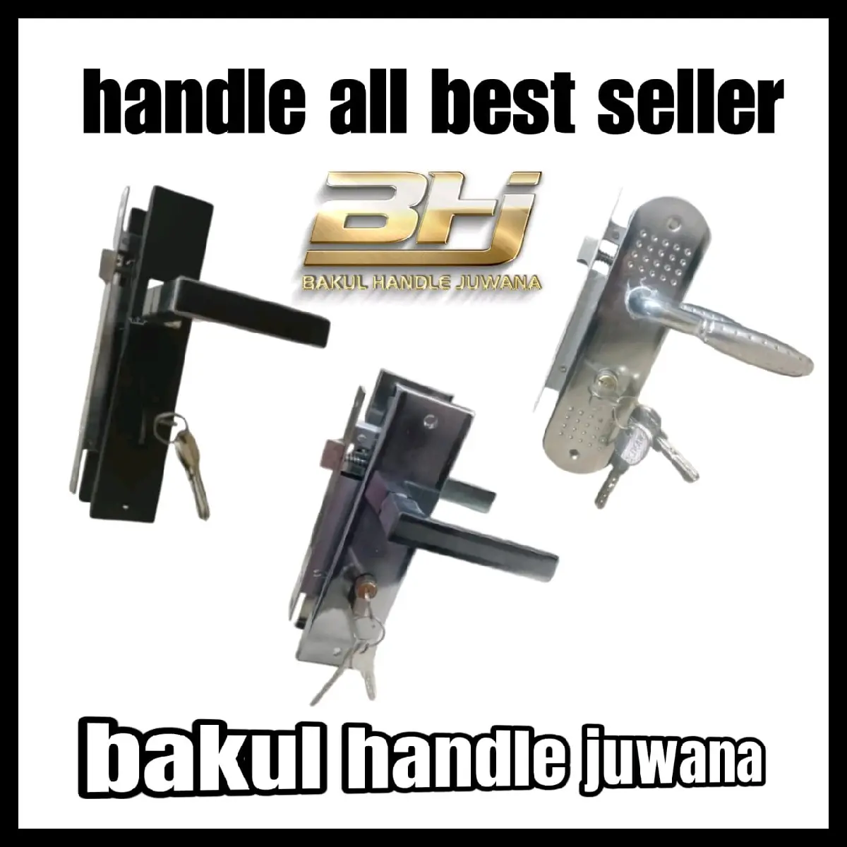 Handle pintu rumah/gagang pintu set minimalis 20cm 25cm