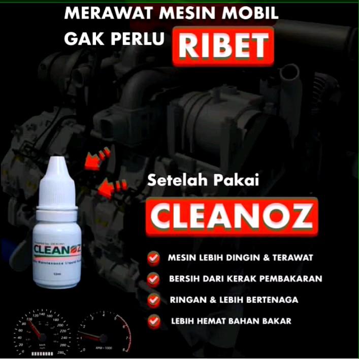 (ORIGINAL 100%) Cleanoz Penghematan BBM  Motor Mobil Penghemat Bahan Bakar Kendaraan Pembersih Mesin Bensin dan Mesin Diesel Penghemat Mobil Penghemat Motor Penghemat BBM Arli Kurnia 1