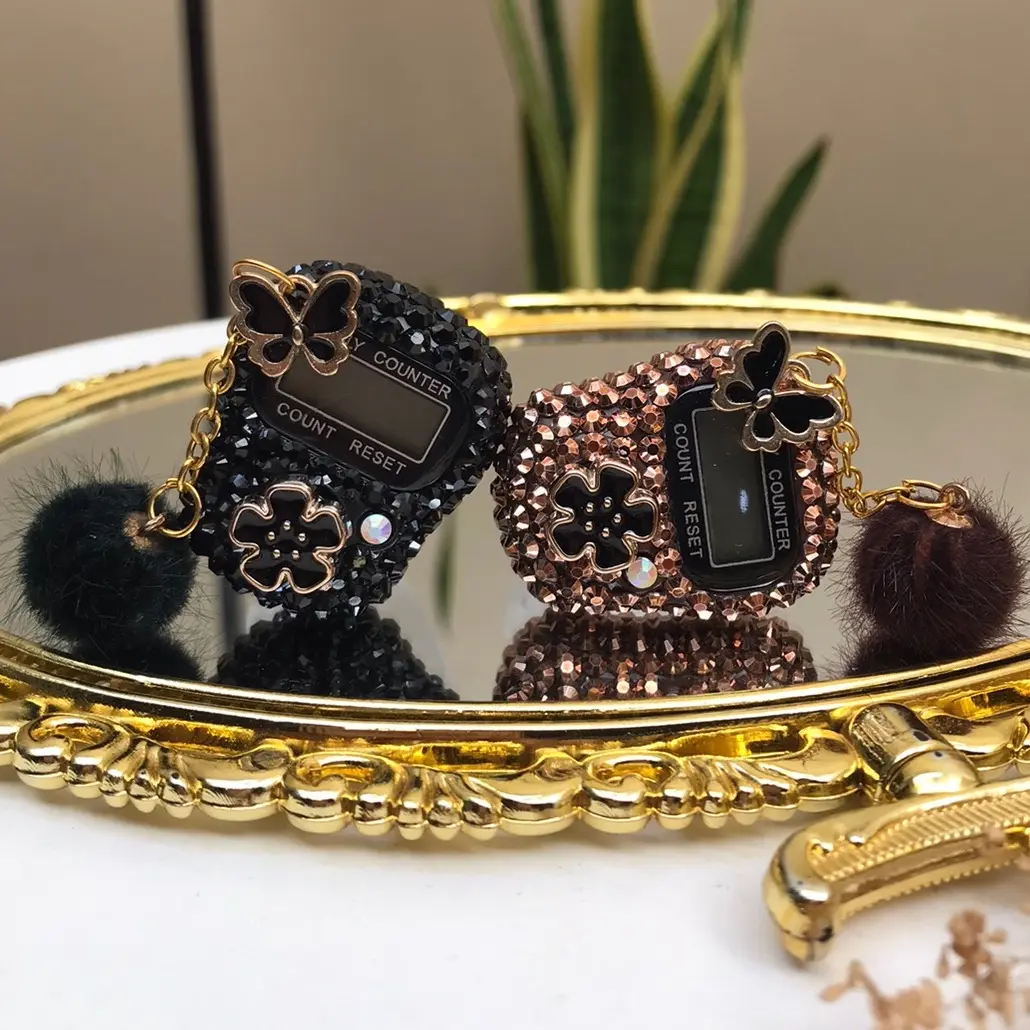 Tasbih kupu pom pom bunga