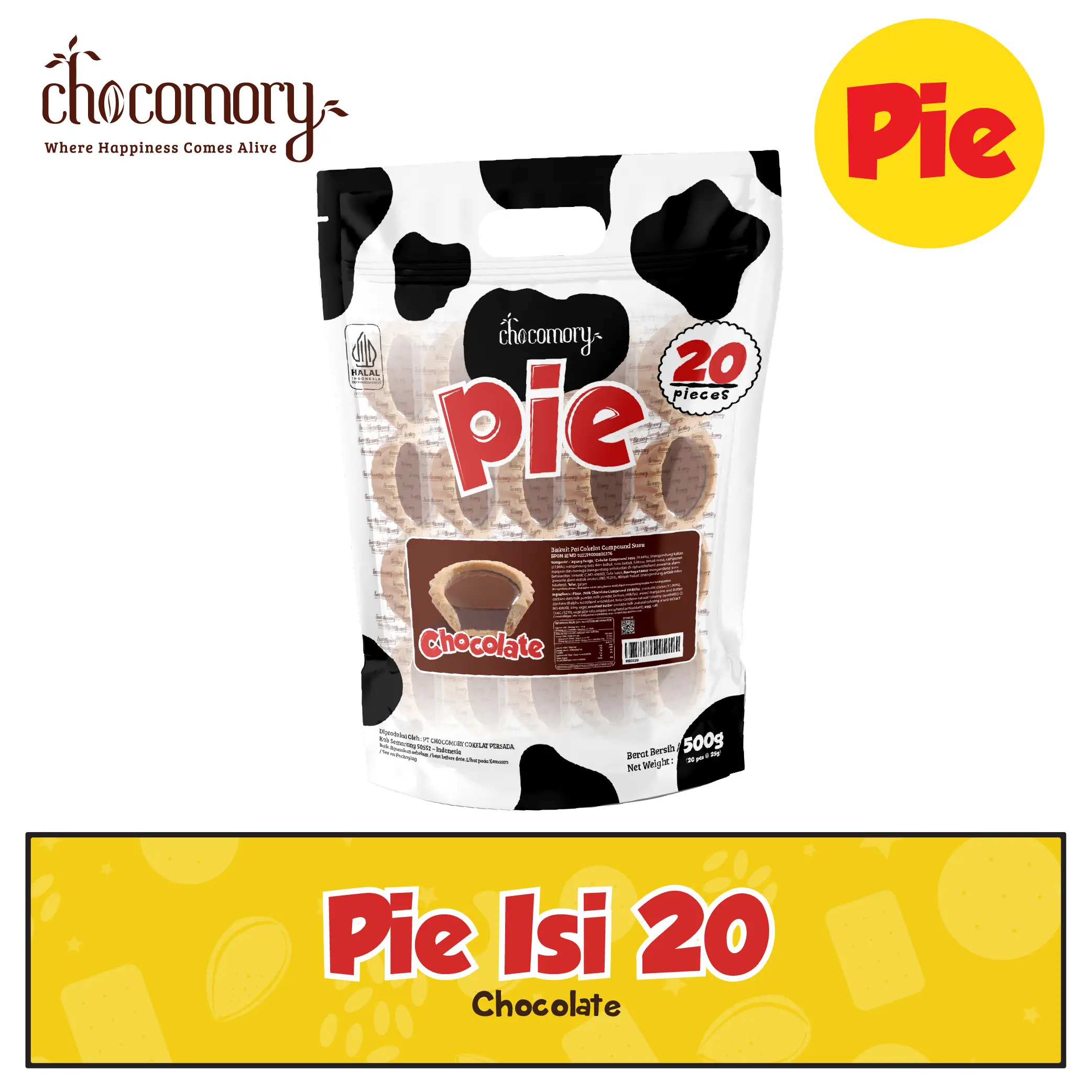 Chocomory Chocolate Pie isi 20 500g
