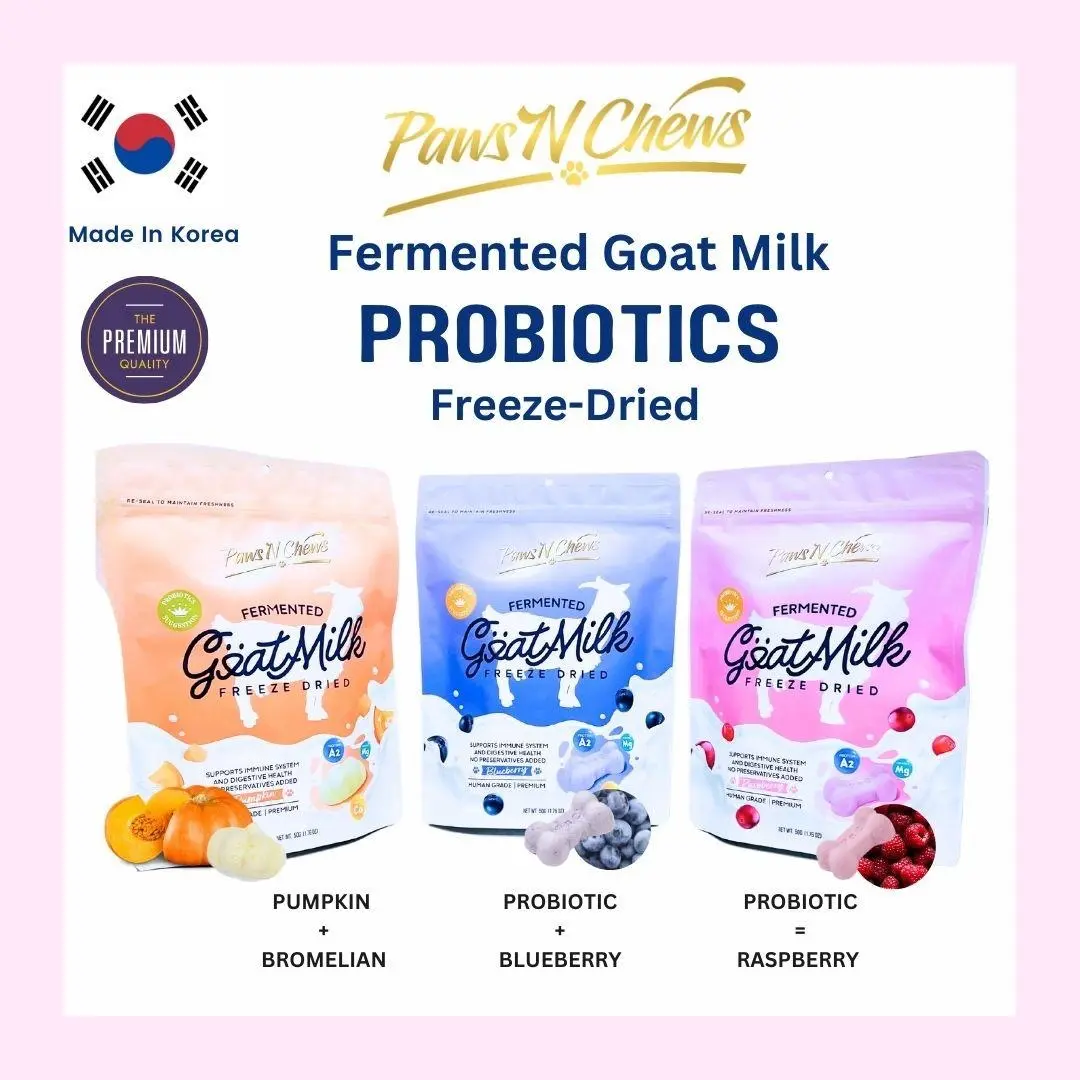 PAWS N CHEWS Fermented Goat Milk Probiotics