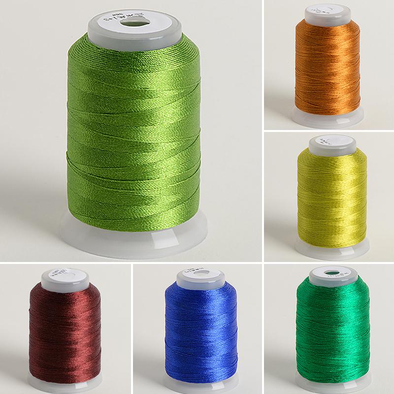 350m/roll Embroidery Sewing Thread Ice Silk Tassel DIY Hand Cross Stitch Threads Craft Needlework Tools 5