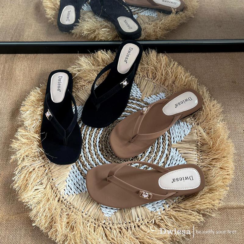 Sandal Wanita Premium Tali Terbaru Sendal Dwiesa Collection Kekinian S01 Jepit Cewek Karet 2