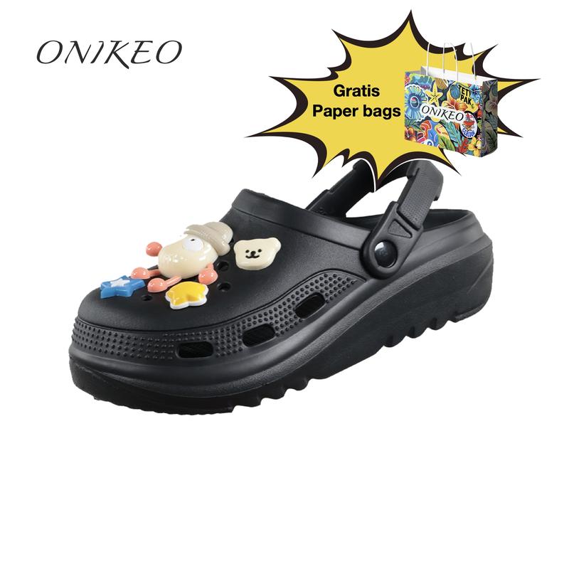 Onikeo Sandal Bahan EVA ramah lingkungan,tidak berbau, Lembut, elastisdan tidak mudah rusak, Teknologi 3D anti slip,Desain ergonomis yang unik, terlihat lebih tinggi. 513M,320g.novasi teknologi yang lembut,Seperti Berjalan diatas kapas. Kaki tidak bau. 0