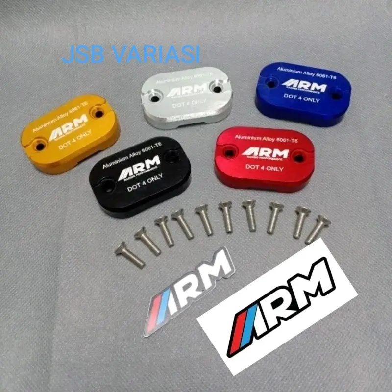 Cover Tutup Master Rem ARM Nmax 155 Aerox 155 Lexi 125 X-Ride Yamaha Aluminium Full Cnc Arumi Original - JSB VARIASI