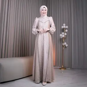 [READY STOK] Devina Dress Mom - Dress Muslimah Terbaru Mewah dan Elegan