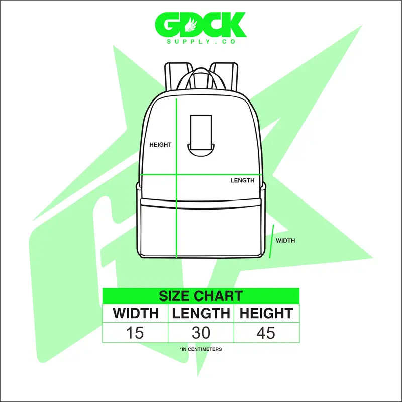 GDCK Backpack Olive LAMIA / Tas Ransel Punggung Nilon / Tas Bagpack Sekolah Motif Camo 8