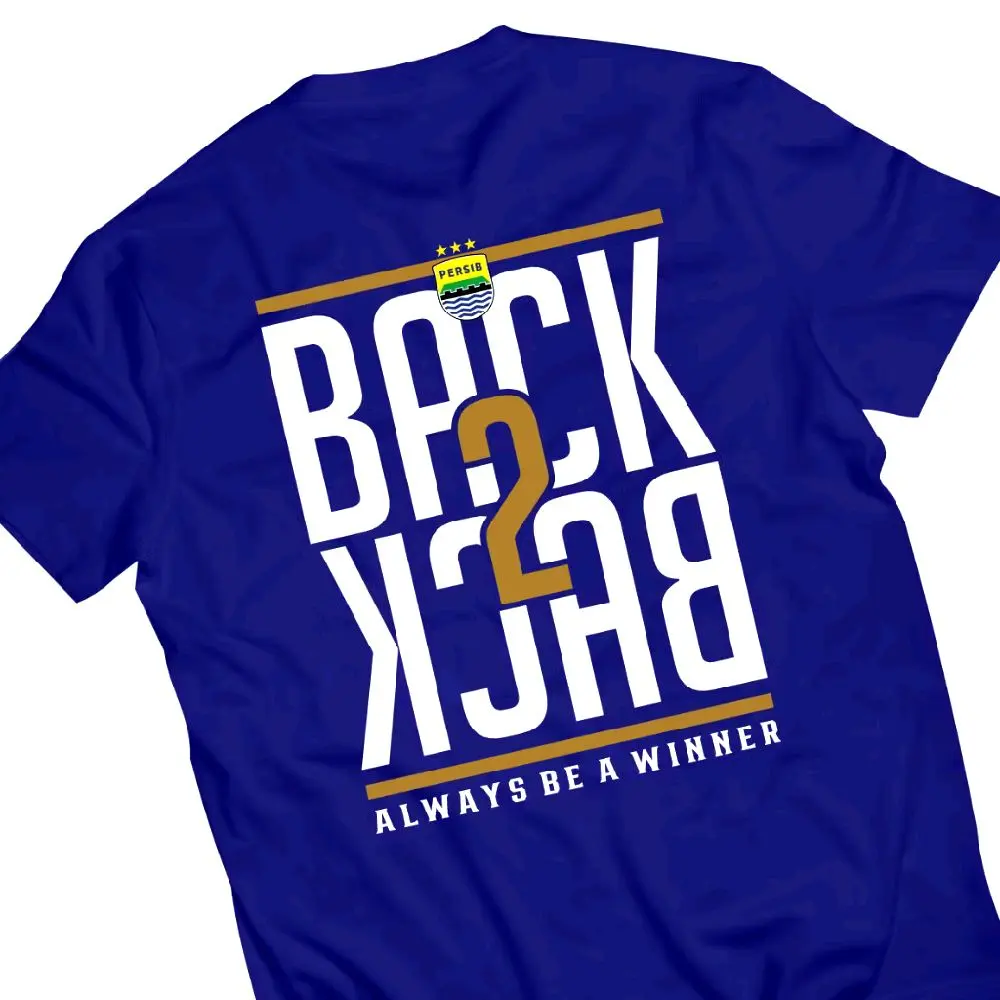 Kaos PERSIB Back 2 Back Premium Combed 30S Unisex Kaos Pria Wanita Terbaru Juara