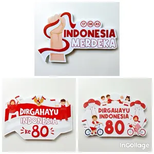 BOARD HUT RI AGUSTUSAN DEKORASI BACKDROP SEPEDA HIAS DAN KELAS