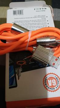 Product Review of Kabel data PS-07 3 IN 1 Fast Charging PD 120W cable charger TYPE C LIGHTNING MICRO multifungsi from B**g 2