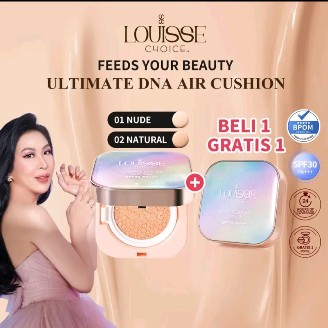 Louisse Choice DNA Air Cushion SPF 30 PA+++ UVA/UVB Waterproof