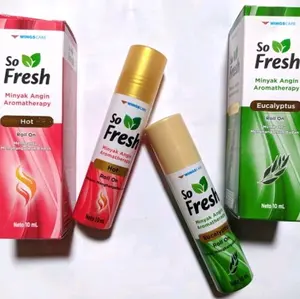 2 Botol Minyak Angin So Fresh Aromaterapi 10ml - Eucalyptus & Hot, Wangi Segar dan Sensasi Hangat