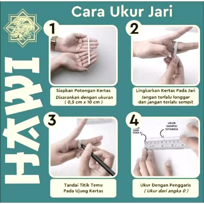 CINCIN TITANIUM KOREAN TIPIS CCN AC ASIA GROSIR 16