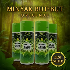 Obat Nyeri Sendi Herbal Minyak Herba Sinergi Butbut MHS Original Minyak Pijat Cair Tubuh Urut