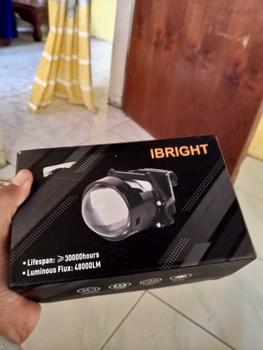 Product Review of IBRIGHT ZE 70 - Projector Biled 2.5inc Blue Lens ibright ze 70 High Low Putih plus kipas pendingin from a** 0