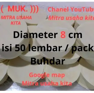 kulit dimsum  spesial 8 cm isi 50 lembar