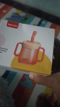 Product Review of Heefn X Sakumini Curve Straw Cup Training Gelas Minum Sedotan Anak from T**i R**i 1