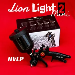 Spray Gun Auarita Mini Lion 2 Light Nozzle 0.8mm dan 1.0mm