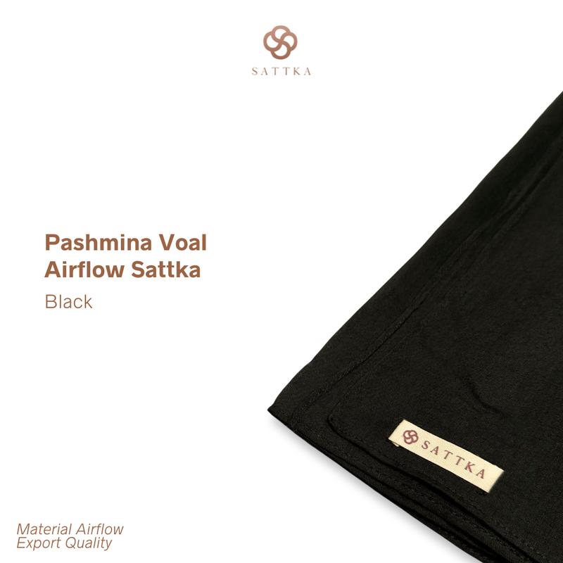 Spesial LIVE - Pashmina Voal Airflow Sattka 1