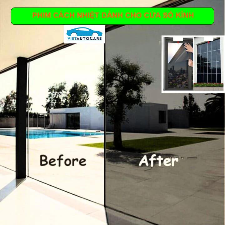  VIỆT AUTOCARE Phim Cách Nhiệt Việt AutoCare 2mil Giảm Ánh Sáng Chống Nắng Hiệu Quả Cho Cửa Kính Nhà Ở Văn Phòng 