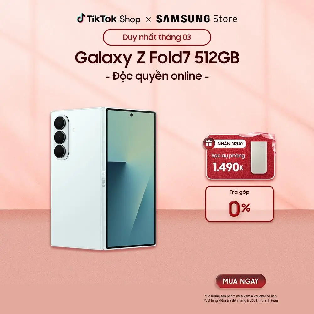 Điện thoại Samsung Galaxy Z Fold7 12GB/512GB - Độc quyền Online