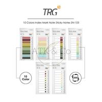 Gambar TRG Index & Mark Note 10 Colors + Ruler SN-153 - Memo Tempel Sticky Notes Warna Bahan Plastik TRG - A dari ATK & Co Kota Bandung 1 Tokopedia