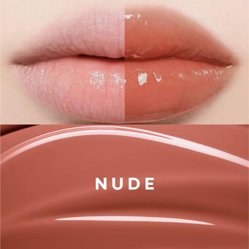 Dew It - Plump & Glow SPF Lip Peptide Dewy Nude | Perlindungan Bibir dari matahari | Sunscreen Lip peptide  Almond 2