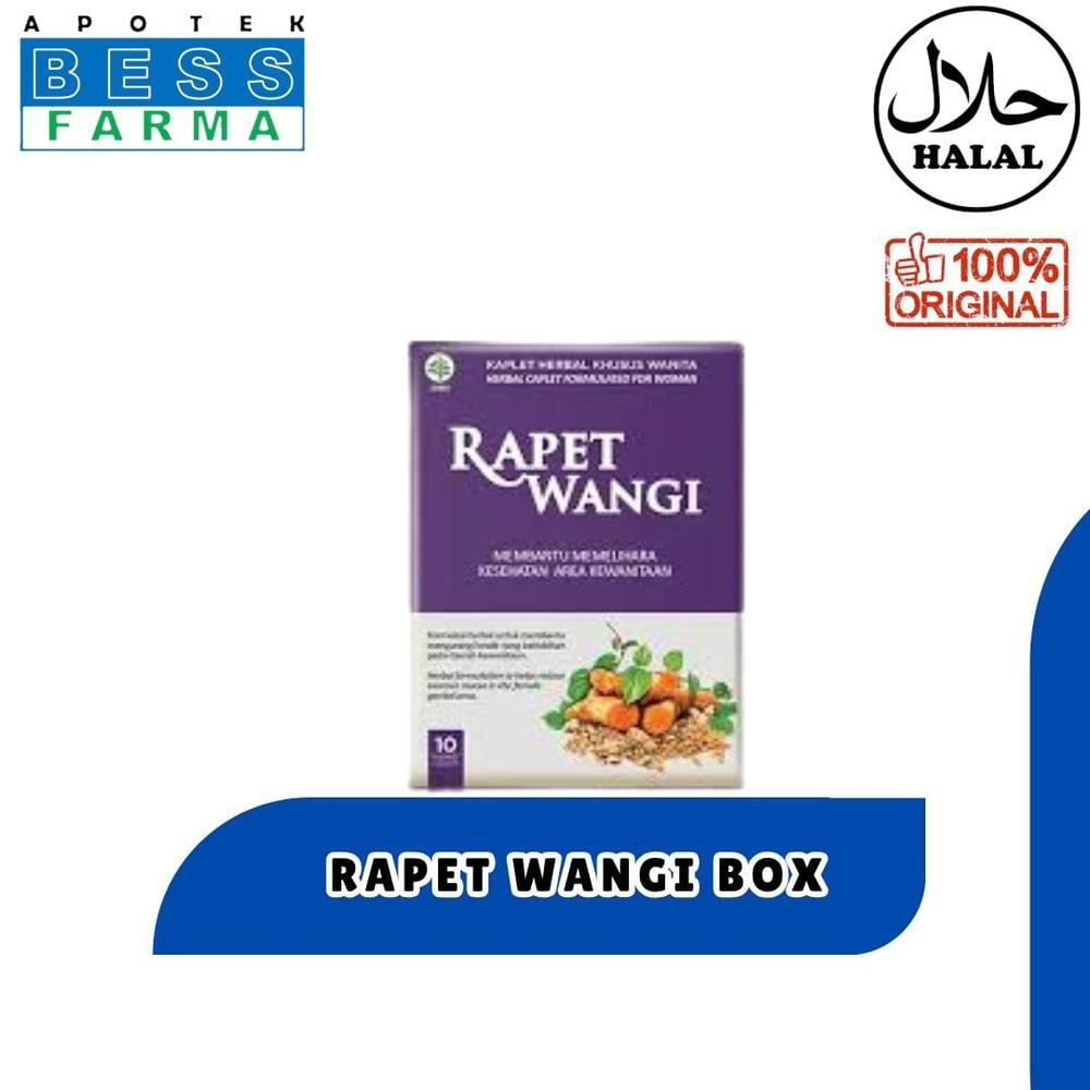 Rapet Wangi 10 Kaplet - Mengurangi Lendir atau Keputihan