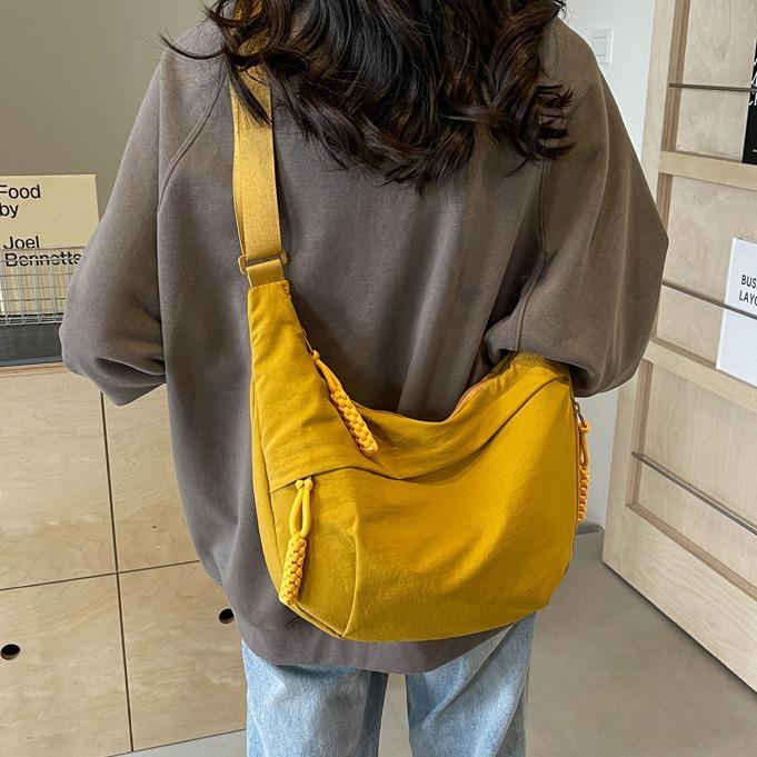 Túi Nữ Thiết Kế Nhẹ Nhàng Và Đơn Giản Chất Lượng Cao Cấp Dung Lượng Lớn Đa Năng Thích Hợp Cho Nam Và Nữ Túi Đeo Vai Vải Bố