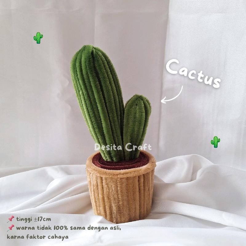 Bunga Pot Kawat Bulu | Pipe Cleaner 2