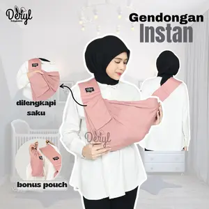 Deryl baby Gendongan bayi Samping Kaos Instan Geos gen two Gratis pouch
