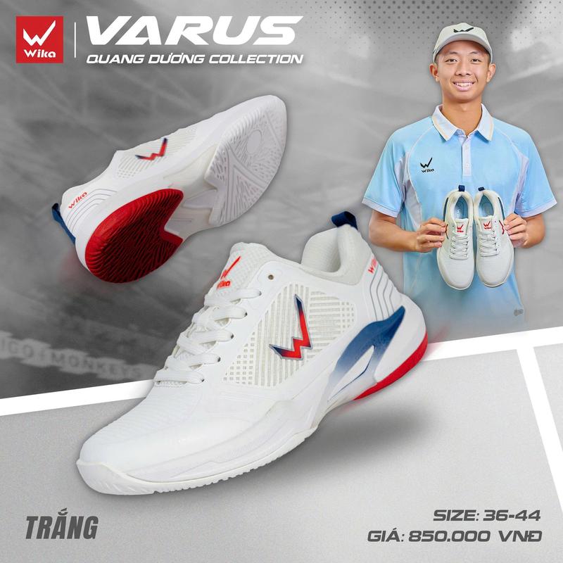  Giày Pickleball nam nữ Wika Varus Quang Dương chính hãng cao cấp thi đấu giá rẻ nhẹ bền đẹp mới bám sân 
