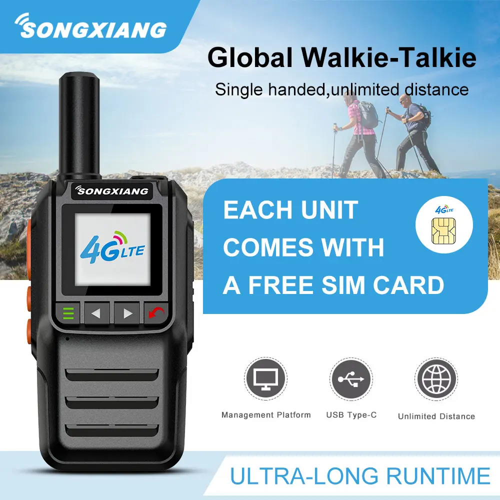 HT G68-1 Walkie Talkie 5000KM Long Range Radio Radio Dual Channel 8800 Slot Baterai Digital Diperbarui U/VHF  IP54 Waterproof Tahan Debu Tahan Kejutan Tahan Kejutan Debu
