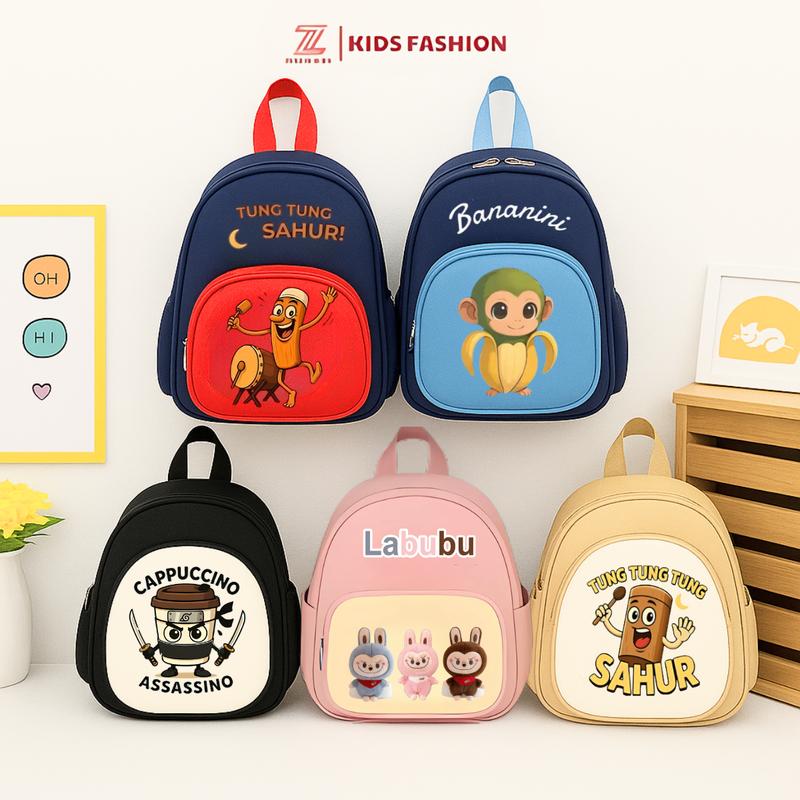 Balo Xinh Cho Bé - Balo mầm non cho bé trai bé gái từ 1-5 tuổi đi học mẫu giáo đựng quần áo bỉm sữa sách vở với nhiều mẫu thiết kế đáng yêu như Capybara Dino và Hello Kitty