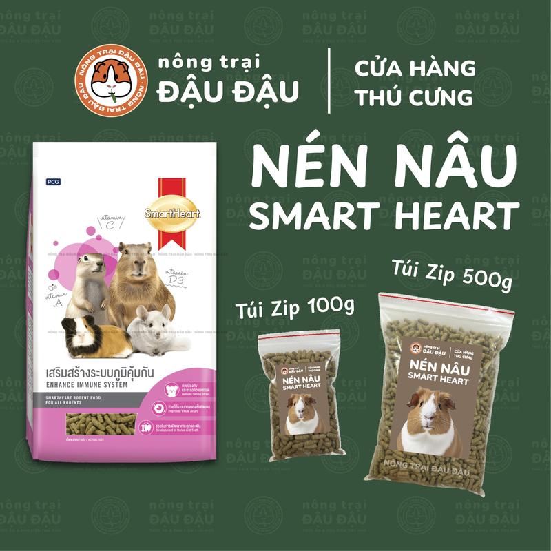 Nén Nâu Cho Bọ Ú, Chinchilla, Sóc Bắc Mỹ Smart Heart Giàu Vitamin Dinh Dưỡng…