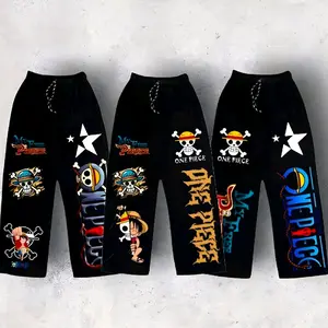 Celana Anak Panjang Baggy Pants Skena Umur 3- 13 Tahun Motif One Pieece