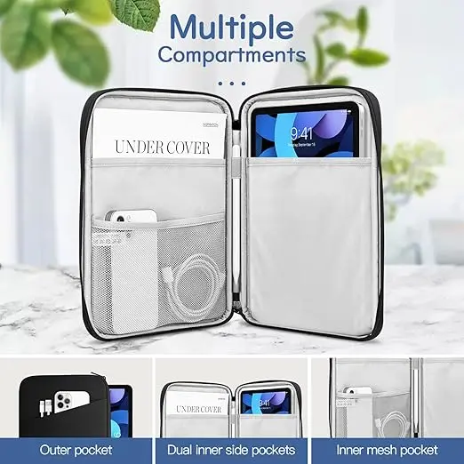 Softcase Tas Tablet 11-12.8 inch Semua Merk dengan Slot Keyboard Chargr