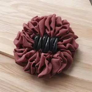 Jedai Gempi ikat rambut dengan jepit gemoy mudah  digunakan aksesoris cemol hijab tali rambut Clips