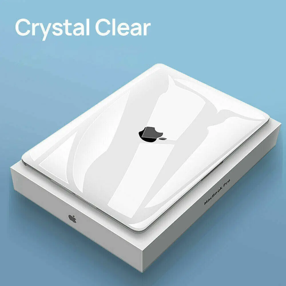 MaxShield For MacBook Clear Hard Case + FREE Keyboard Cover - For Air/Pro 13-16"(Macbook Air Pro 13" 14" 15" 16'' 2023 M3 M2 A2681 A2941 A2337)