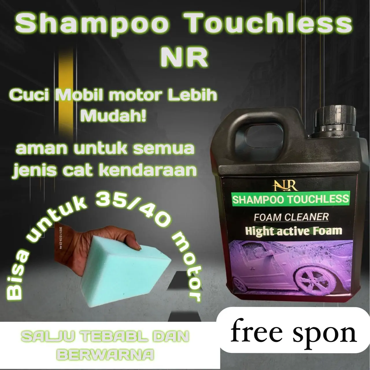shampoo toucless shampoo motor mobil tanpa sentuh Car
