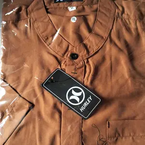 Baju Koko Kurta Pakistan Atasan Muslim Terbaru Couple Nyaman Keren Pendek Pria Katun Dewasa Simple Putih Muda BajuKoko M L XL