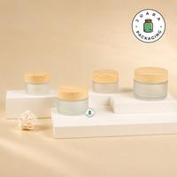 Gambar Pot Cream Kaca Buram 5gr 10gr 15gr 30gr 50gr 100gr Tutup PVC Aksen Kayu 5ml 10ml 15ml 30ml 50ml 100ml – Jar Kosmetik untuk Cream, Skincare, Moisturizer, Masker Wajah, Balm, Body Butter dan Produk Refill - 15 gr dari Juara Packaging Kota Administrasi Jakarta Utara 2 Tokopedia