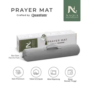 Naqia Prayer Mat by Quantum / Sajadah Premium / Tebal & Empuk