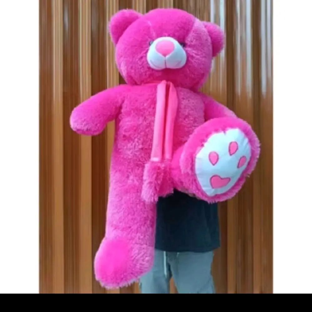 boneka teddy bear syal telapak jumbo 90cm