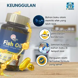 Minyak Ikan Vitamin Kucing Anjing Fish Liver Oil 150 Kapsul Tunghai Vitamin Minyak Ikan 50 butir untuk Kucing Anjing  VITAMIN OMEGA BULU KESEHATAN KUCING ANJING HAMSTER PREMIUM QUALITY